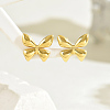 Sweet Stainless Steel Bowknot Stud Earrings SK0525-4-3