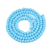 Opaque Solid Color Imitation Jade Glass Beads Strands LS-EGLA-A044-P2mm-D08-3
