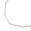 Non-Tarnish 304 Stainless Steel Twist Bar Link Chain Necklace NJEW-K249-08P-2