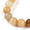 Natural Topaz Jade Beads Stretch Bracelets BJEW-T022-04M-3