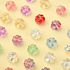 100Pcs 10 Colors Transparent Czech Glass Beads GLAA-CJ0001-57-4