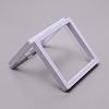 Square Plastic Suspension Display Frame Holder ODIS-WH0021-01A-01-3