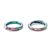 Zinc Alloy Ring Spring Gate Rings PALLOY-M194-01B-MC-4