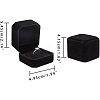 Square Velvet Ring Boxes VBOX-WH0002-01C-2