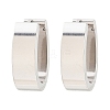201 Stainless Steel Hoop Earrings EJEW-T056-03P-05-4