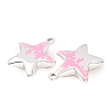 UV Plating Acrylic Pendants AC-CBA655C-18A-02-2