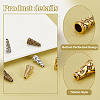 90Pcs 6 Styles Tibetan Style Apetalous Alloy Bead Cone FIND-PH0021-18-4