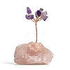 Natural Amethyst Chips Tree Display Decorations PW-WGA0360-07-1