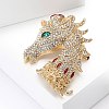 Unicorn Alloy Rhinestone Brooches for Backpack Clothes PW-WG1FA15-01-3