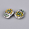 Handmade Porcelain Ceramic Beads PORC-Q005-08A-2