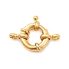 Brass Spring Ring Clasps KK-D407-01G-C-1
