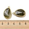 Natural Labradorite Faceted Pendants G-M431-14G-05-3