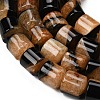 Natural Agate Beads Strands G-F820-P01-01E-4
