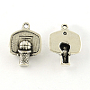 Basketball Tibetan Style Alloy Pendants TIBEP-R344-08AS-LF-1