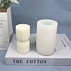 DIY Sand Glass Shaped Striped Pillar Candle Silicone Molds LS-SIMO-P001-01B-1