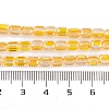 Electroplate Glass Beads Strands EGLA-D031-01Q-4