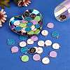 Alloy Enamel Pendants ENAM-SZ0001-12LG-RS-5