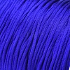 Round Nylon Satin Rattail Cord NWIR-WH0009-15A-09-3
