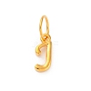 925 Sterling Silver Letter Charms with Jump Rings LS-STER-R008-01G-J-1