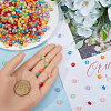 1500Pcs Transparent Acrylic Beads OACR-SP0001-25B-3