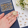 60Pcs 2 Colors 304 Stainless Steel Lobster Claw Clasps STAS-ME0002-18-5