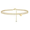 Heart Brass with Crystal Rhinestone Anklets FS-WGC43DA-03-1