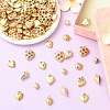 180Pcs 6 Styles CCB Plastic Pendants CCB-YW0001-79-4