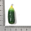 Opaque Resin Imitation Vegetable Pendants RE-CBAAB56-06-3