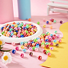280Pcs 14 Colors Opaque Acrylic Beads MACR-TA0001-39-5