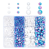 ABS Plastic & Acrylic Imitation Pearl Cabochons SACR-PH0006-06-1