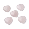 Natural Rose Quartz Cabochons G-P021-14-2