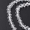 Transparent Glass Beads Strands EGLA-A039-T4mm-D13-3