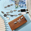 7Pcs 7 Styles Alloy Cardigan Clips JEWB-CA0001-70-5
