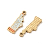 Independence Day 304 Stainless Steel Enamel Pendants SA-CBA7876-08G-2