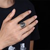 Men's Stainless Steel Finger Rings RJEW-BB29877-11-2