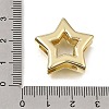 Brass Slide Charms KK-CBAEEA8-07G-3