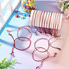 16Pcs 8 Colors Macrame Cotton Cord Slider Bracelets BJEW-TAC0060-5