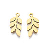 Ion Plating(IP) 201 Stainless Steel Pendants STAS-T044-285G-2