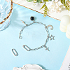2Pcs 925 Sterling Silver Spring Gate Rings STER-SC0001-58-3