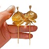 Brass Stud Earrings for Women WGDAEFE-01-5