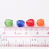 Mixed Color Transparent Acrylic Faceted Heart Beads X-TACR-S114-8mm-M-4