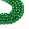 Natural White Jade Bead Strands G-R346-6mm-01-1