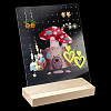 Transparent Acrylic Earring Displays NDIS-WH0015-01B-1