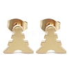 PVD Vacuum Plating 304 Stainless Steel Stud Earrings for Women EJEW-A048-16G-1