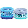 15Pcs Polymer Clay Bracelets BJEW-SW001594-1