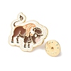 Yak Enamel Pins JEWB-L022-01B-G-3