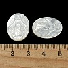 Carved Natural White Shell Cabochons SSHEL-N038-08C-02-3