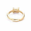 Brass Enamel Cuff Rings RJEW-T016-23I-NF-2