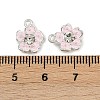Alloy Enamel with Crystal Rhinestone Charms FIND-G093-01P-02-3