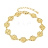 Virgin Mary Theme Brass Micro Pave Clear Cubic Zirconia Link Chain Bracelets for Women BJEW-A090-08B-G-4